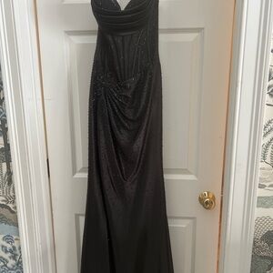 Elegant Black Evening Gown Sherri Hill
